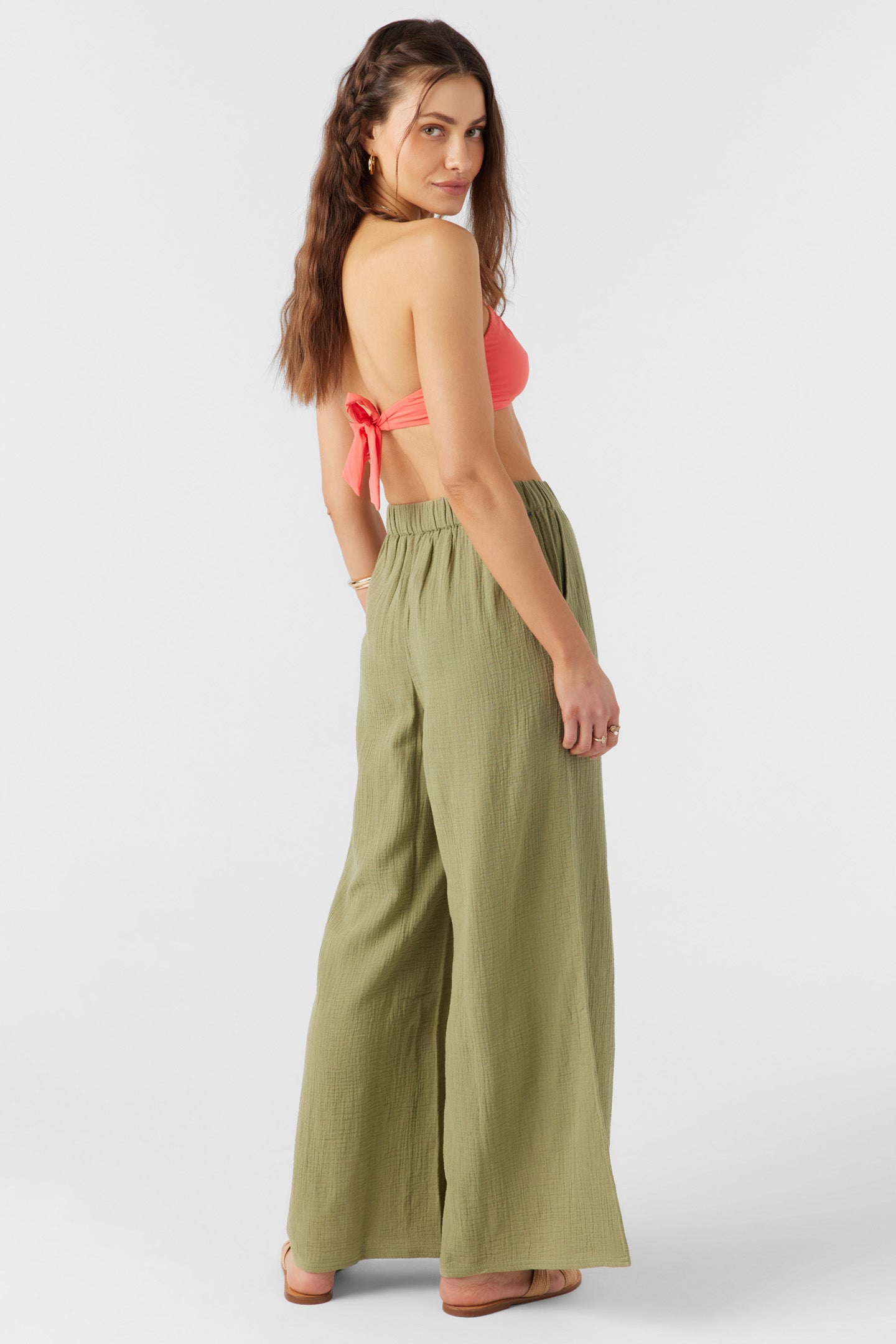 Caralee Beach Pants - Oil Green | O'Neill