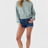 Moment Crew Neck Cropped Fleece