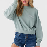 Moment Crew Neck Cropped Fleece