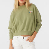 Moment Crew Neck Cropped Fleece