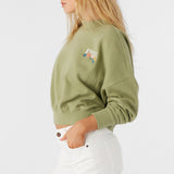 Moment Crew Neck Cropped Fleece