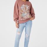 Choice Crew Neck Oversized-Fit Fleece Pullover