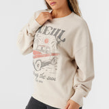 Choice Crewneck Oversized-Fit Fleece Pullover