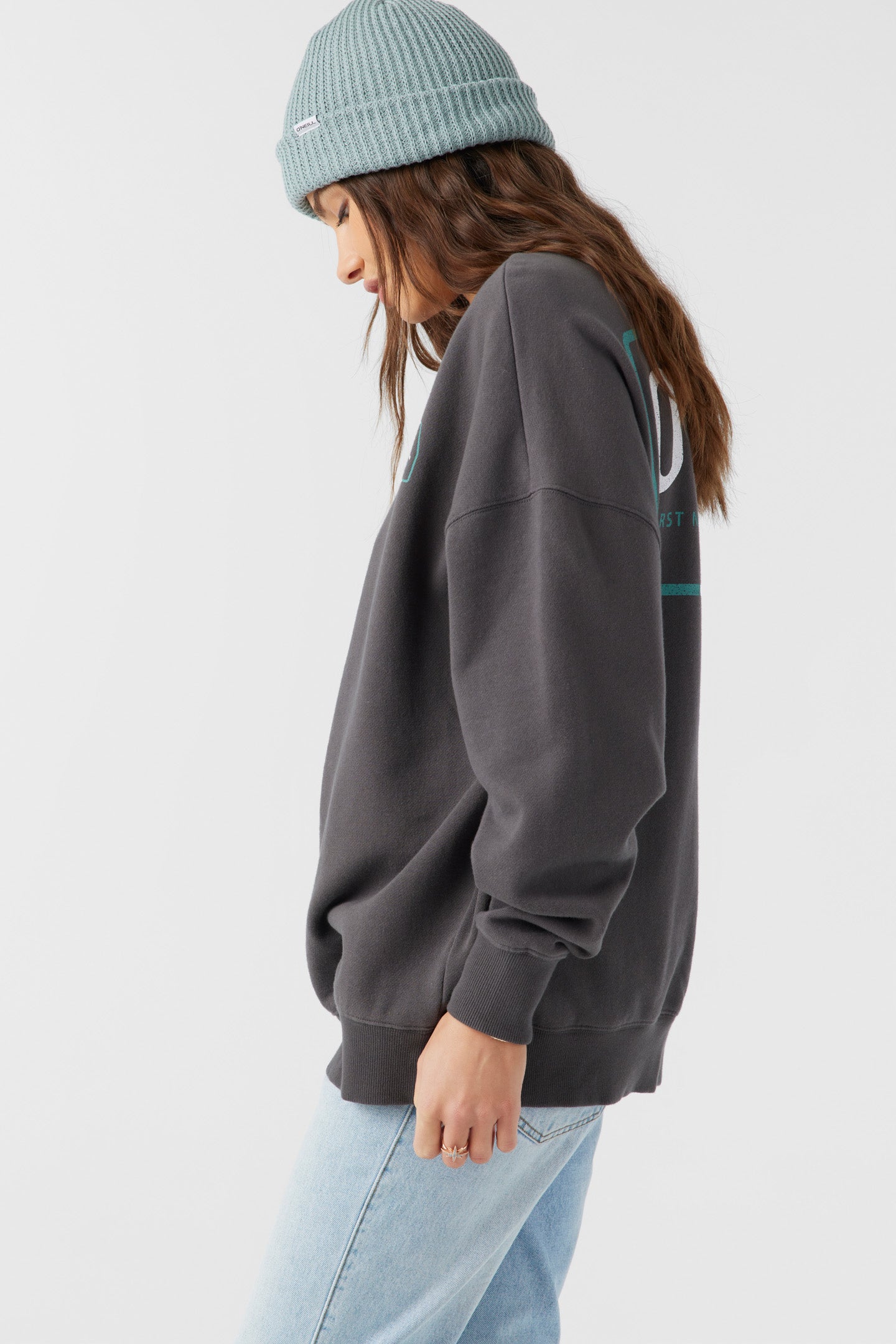 CHOICE CREWNECK OVERSIZED-FIT FLEECE PULLOVER