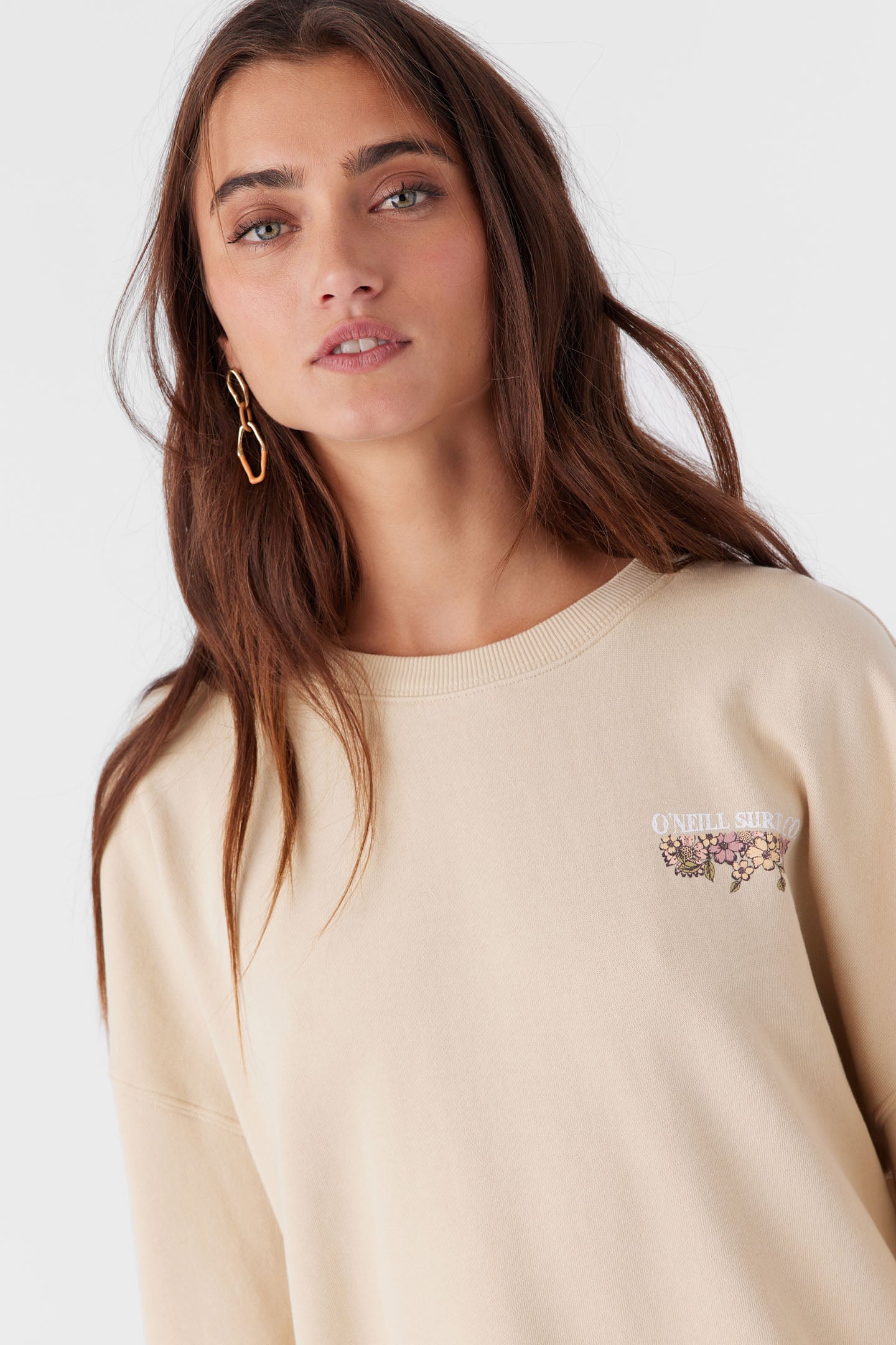 CHOICE CREWNECK OVERSIZED-FIT FLEECE PULLOVER