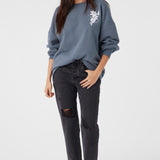 Choice Crew Neck Oversized Fit Fleece Pullover