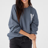 Choice Crew Neck Oversized Fit Fleece Pullover