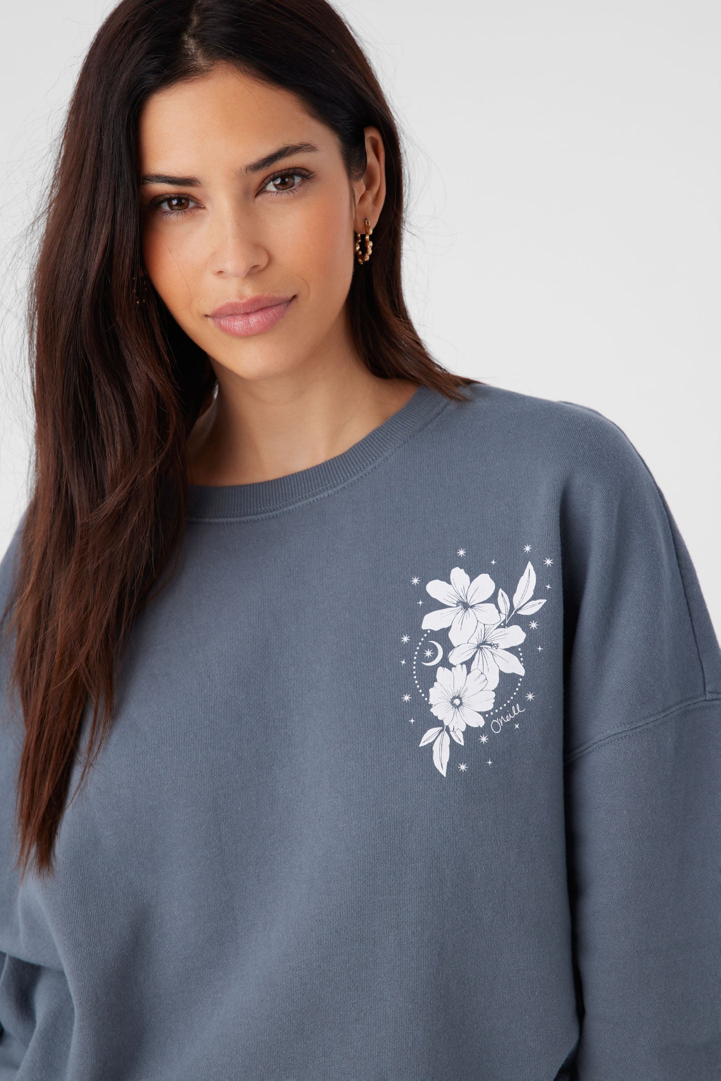 CHOICE CREW NECK OVERSIZED FIT FLEECE PULLOVER