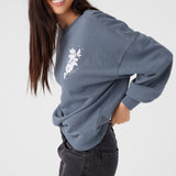 Choice Crew Neck Oversized Fit Fleece Pullover