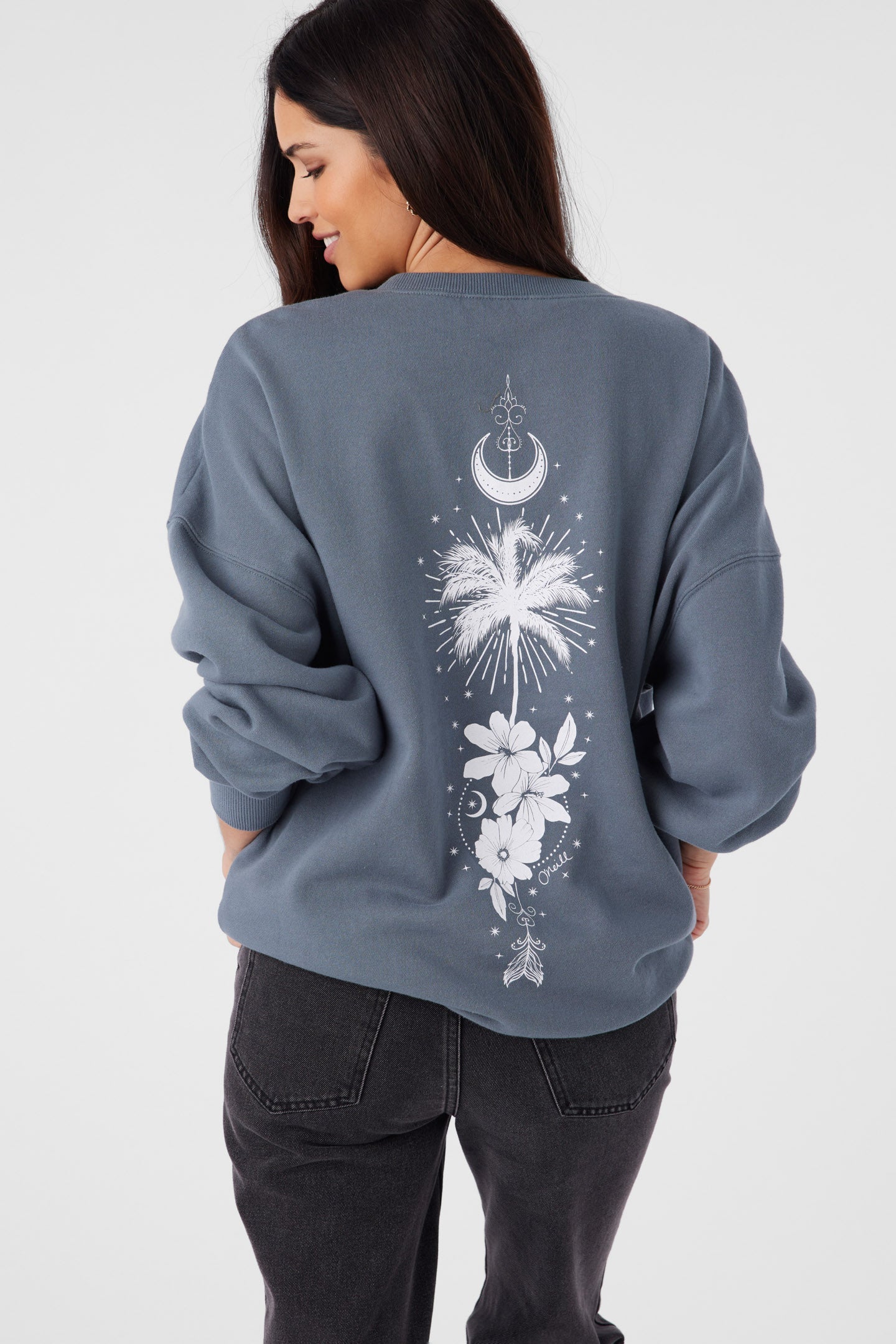 CHOICE CREW NECK OVERSIZED FIT FLEECE PULLOVER