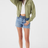 Darcie Hooded Zip Fleece Jacket