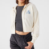 Darcie Hooded Zip Fleece Jacket