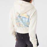 Darcie Hooded Zip Fleece Jacket