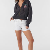 Darcie Hooded Zip Fleece Jacket