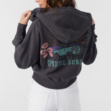 Darcie Hooded Zip Fleece Jacket