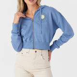 Darcie Hooded Zip Fleece Jacket