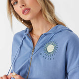 Darcie Hooded Zip Fleece Jacket