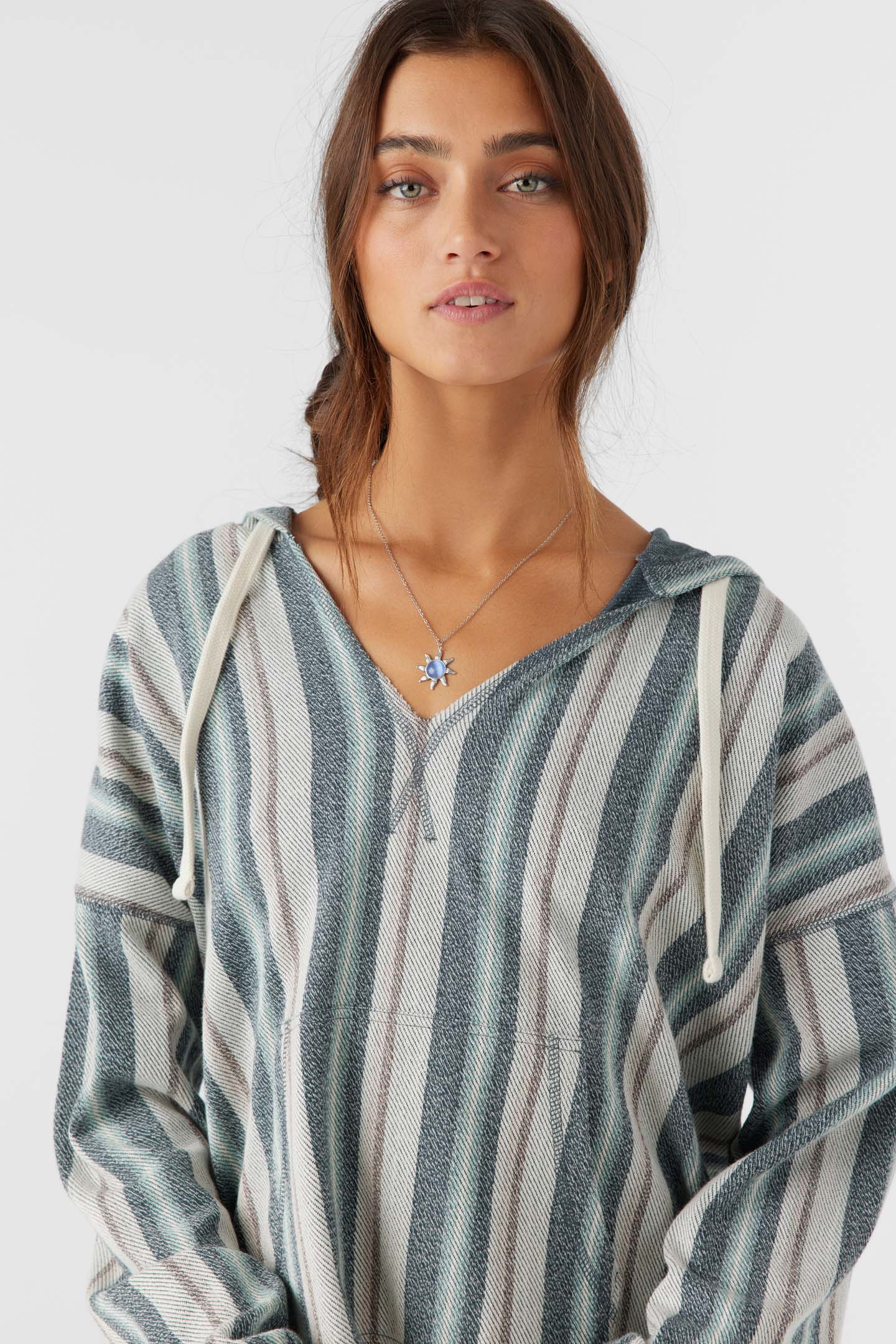 ROSARITO HOODED LOUNGE PULLOVER