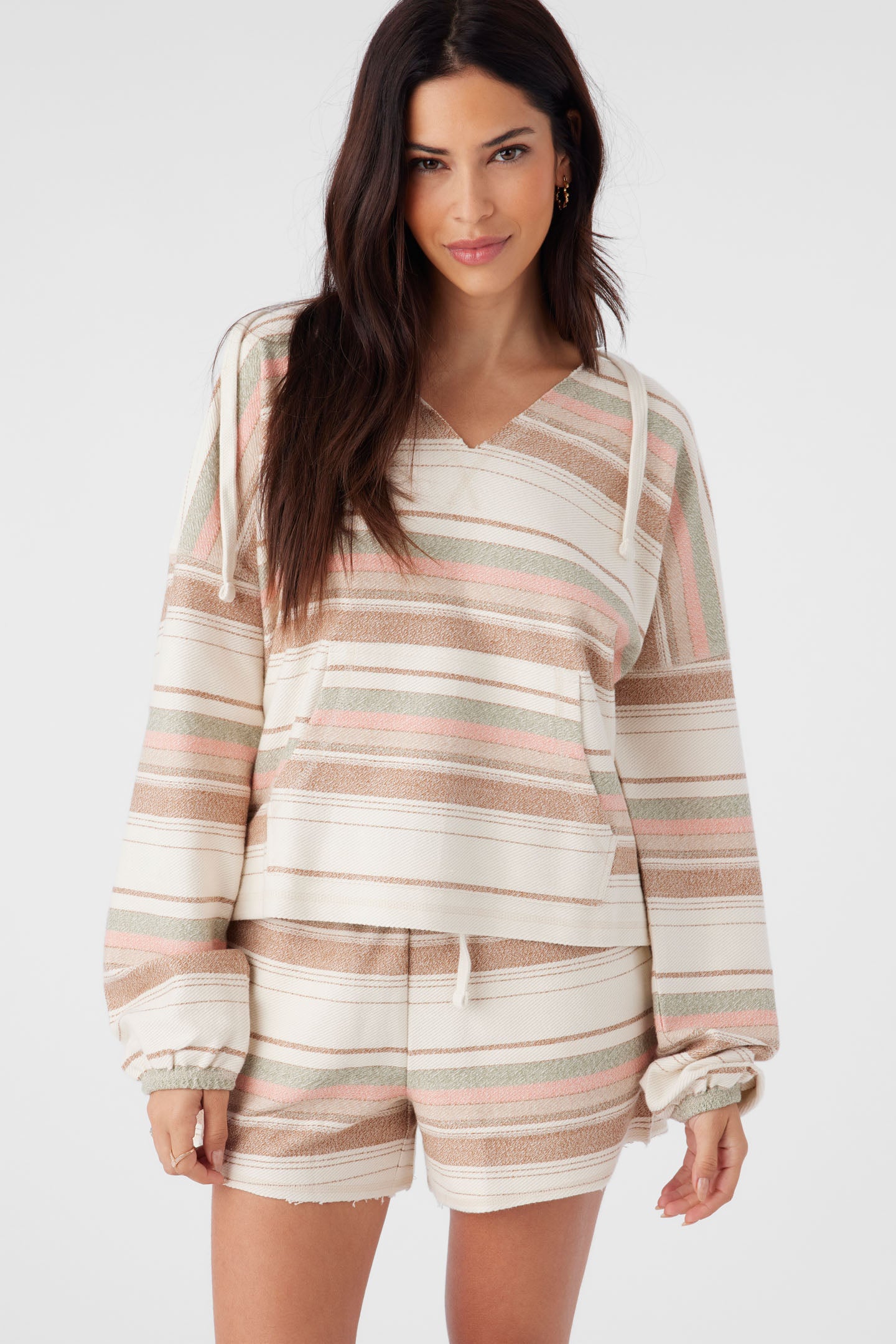 ROSARITO HOODED LOUNGE PULLOVER