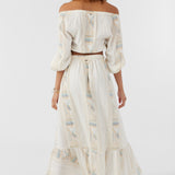 Adilah High-Low Wrap Skirt