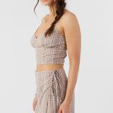 Arli Cece Gingham Skirt