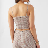 Arli Cece Gingham Skirt