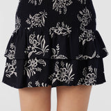 Cierra Nadia Paisley Smocked Mini Skirt