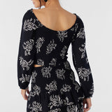 Cierra Nadia Paisley Smocked Mini Skirt