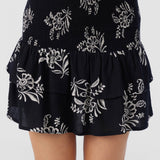 Cierra Nadia Paisley Smocked Mini Skirt