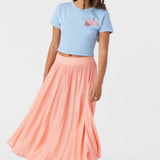 Marnie Solid Midi Skirt