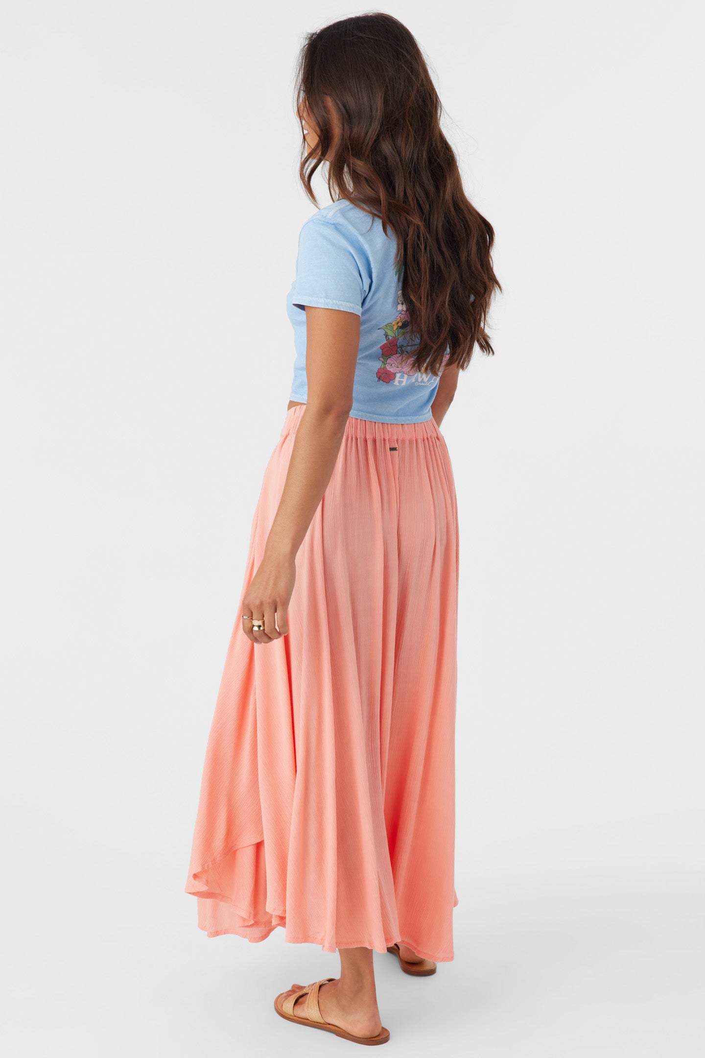 MARNIE SOLID MIDI SKIRT