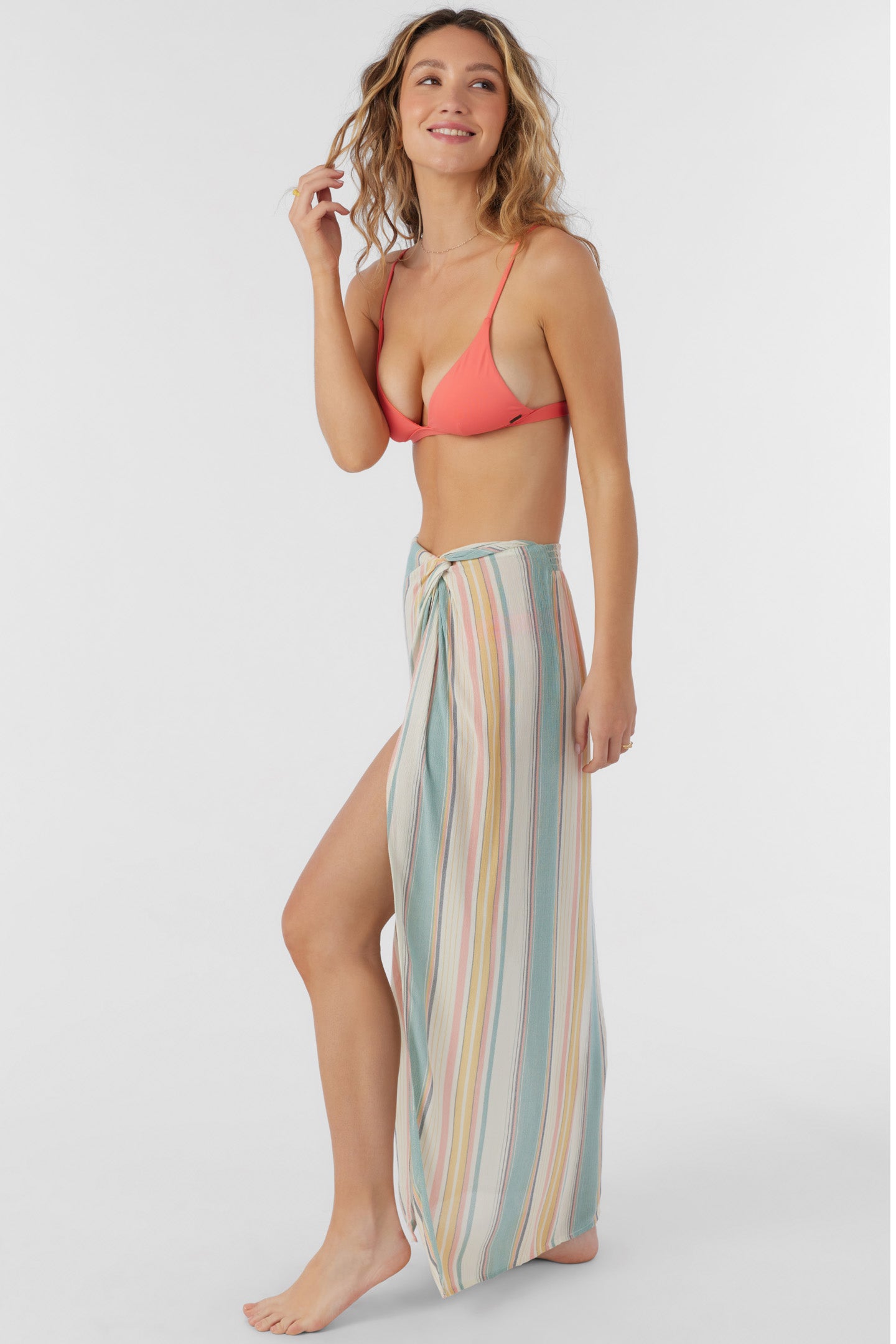 BEACHBOUND STRIPE HANALEI MAXI SKIRT COVER-UP