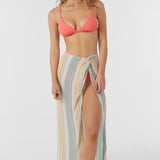 Beachbound Stripe Hanalei Maxi Skirt Cover-Up