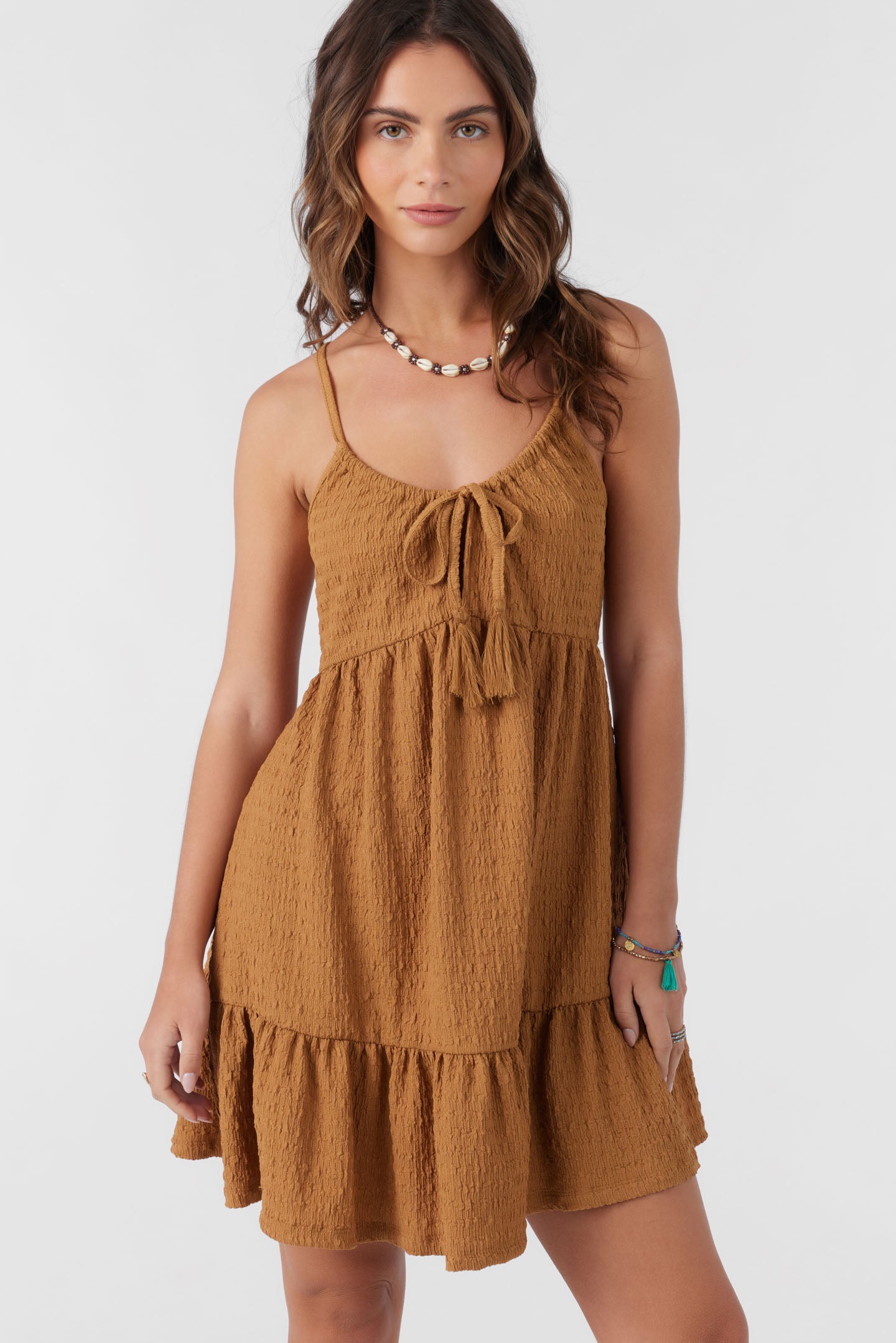 SAIGE TEXTURED KNIT SHORT DRESS