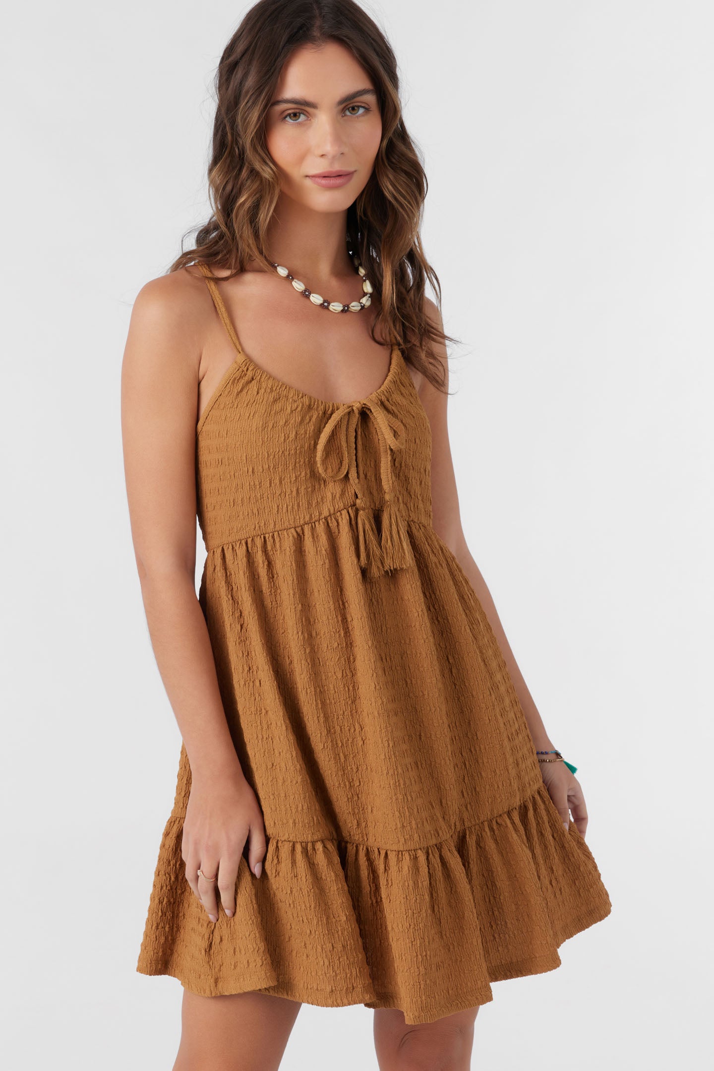 SAIGE TEXTURED KNIT SHORT DRESS