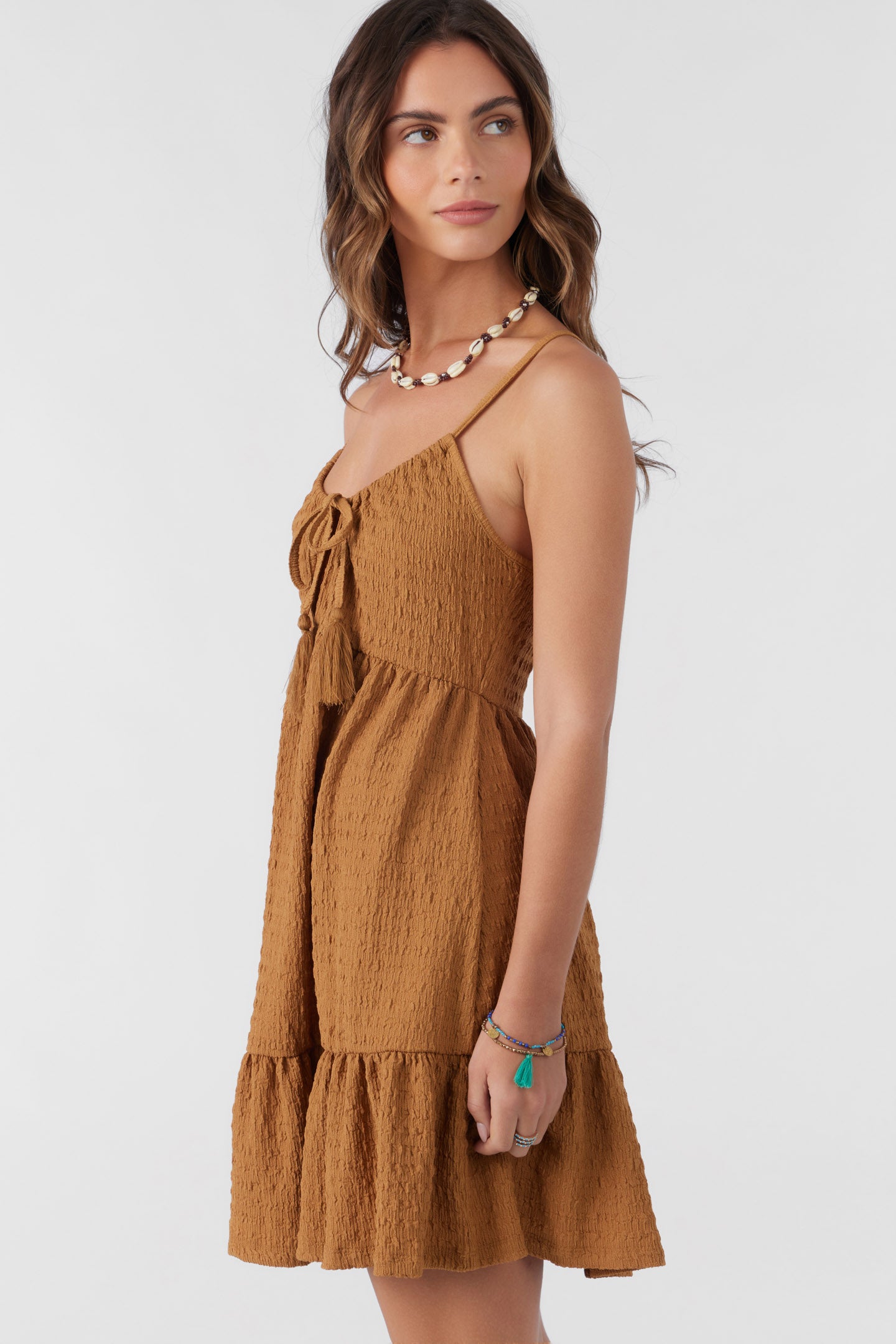 SAIGE TEXTURED KNIT SHORT DRESS