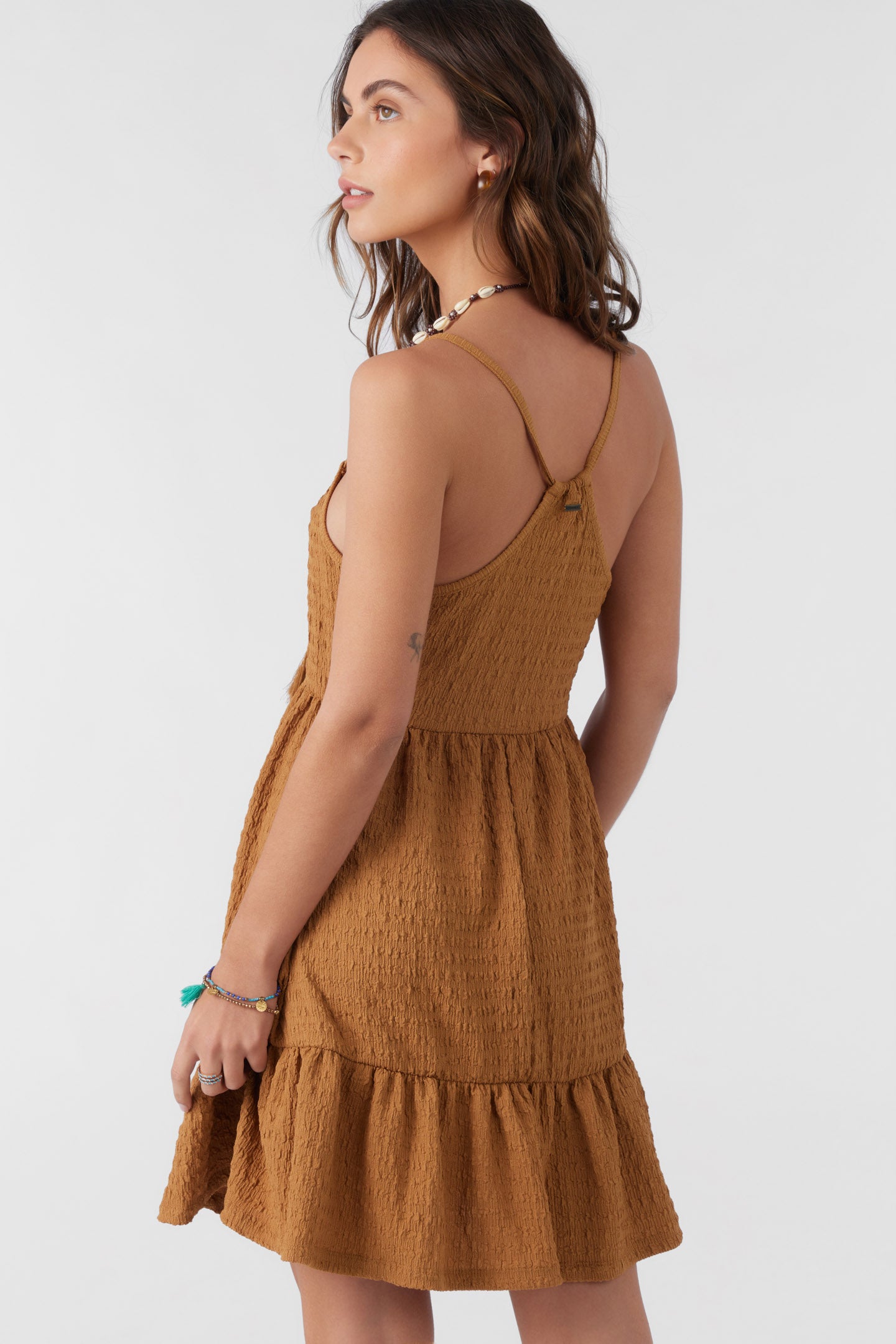 SAIGE TEXTURED KNIT SHORT DRESS