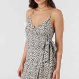 Marlo Drea Animal Wrap Dress
