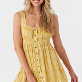 Korie Isabella Ikat Button Front Mini Dress