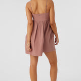 Hadia Crinkle Double Gauze Mini Dress