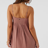 Hadia Crinkle Double Gauze Mini Dress