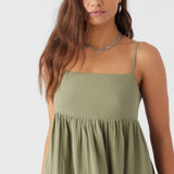 Hadia Crinkle Double Gauze Mini Dress