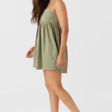 Hadia Crinkle Double Gauze Mini Dress