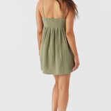 Hadia Crinkle Double Gauze Mini Dress