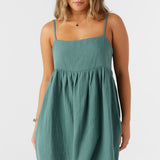 Hadia Crinkle Double Gauze Mini Dress