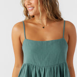 Hadia Crinkle Double Gauze Mini Dress