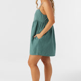 Hadia Crinkle Double Gauze Mini Dress