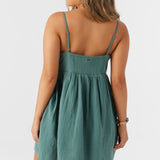 Hadia Crinkle Double Gauze Mini Dress