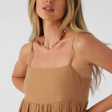 Hadia Crinkle Double Gauze Mini Dress