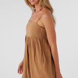 Hadia Crinkle Double Gauze Mini Dress